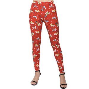 planet gold juniors leggings holiday Christmas new year size L